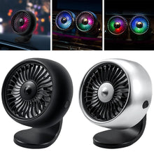 Load image into Gallery viewer, Car Mini Vent Colorful Speed USB Fan  for SUV