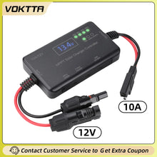 Load image into Gallery viewer, 2026 New MPPT Solar Controller 12V 10A USB Type Port Solar Photovoltaic Controller For lead-acid And Lithium Batteries
