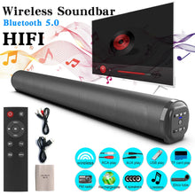 Load image into Gallery viewer, Wireless Bluetooth Speaker Soundbox Soundbar Speakers for PC TV Subwoofer Music Center Boombox with Fm TF USB AUX RCA Soundbar