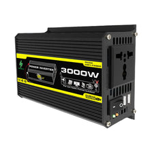 Load image into Gallery viewer, DC 12V To AC 110/220V Intelligent Power Inverter Dual USB Car Voltage Transformer 3000W Digital Power Inverter Built-in Fuse