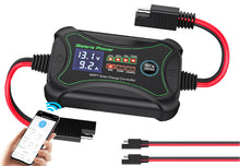 Load image into Gallery viewer, Bateria Power 10A MPPT Wireless Solar Charge Controller with BT 12 Volt Phone APP Intelligent Control Solar Regulator